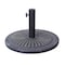Flash Furniture Kona Brnze Cement Patio Umbrella Base w/Sunburst Patterned Wthrproof Polymer Coating, 19.25-in. Dia GM-WL-B49014A-BR-GG - alternate 2